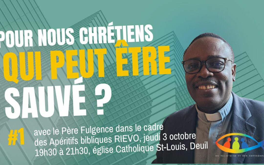 Jeudi 3 octobre : Apéritif biblique