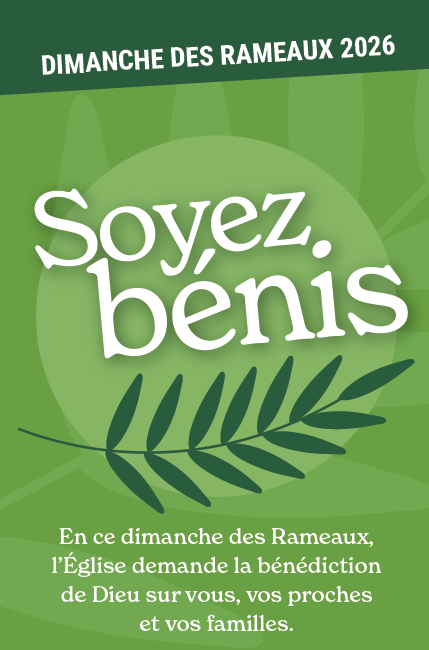 Dimanche des Rameaux 2026 : le parcours spirituel « Entrez dans le Mystère Pascal »