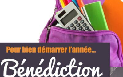 Messe de bénédiction des cartables